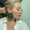 PRE ORDER Green Anthurium Earrings