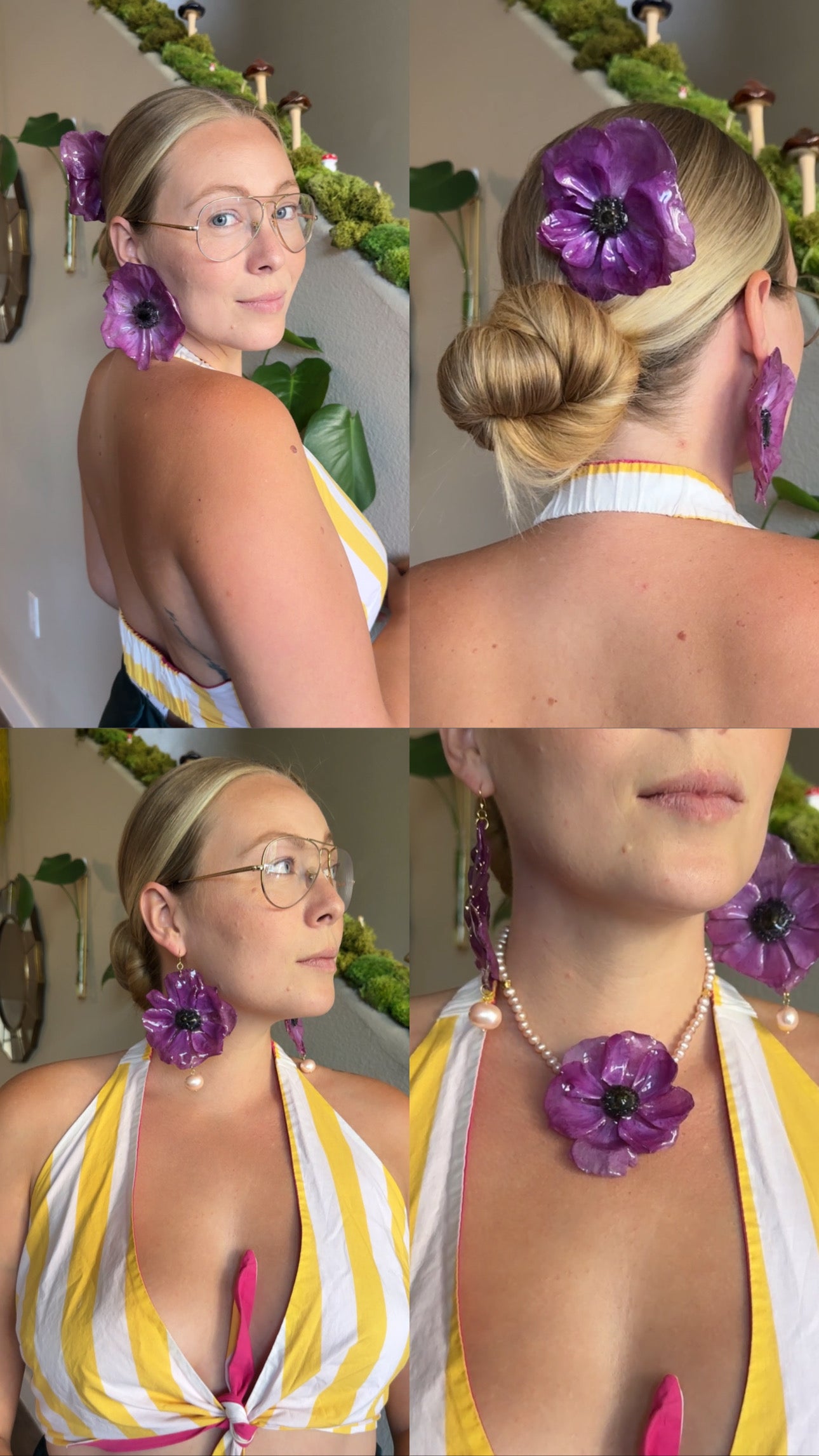 Anemone Pearl Necklace