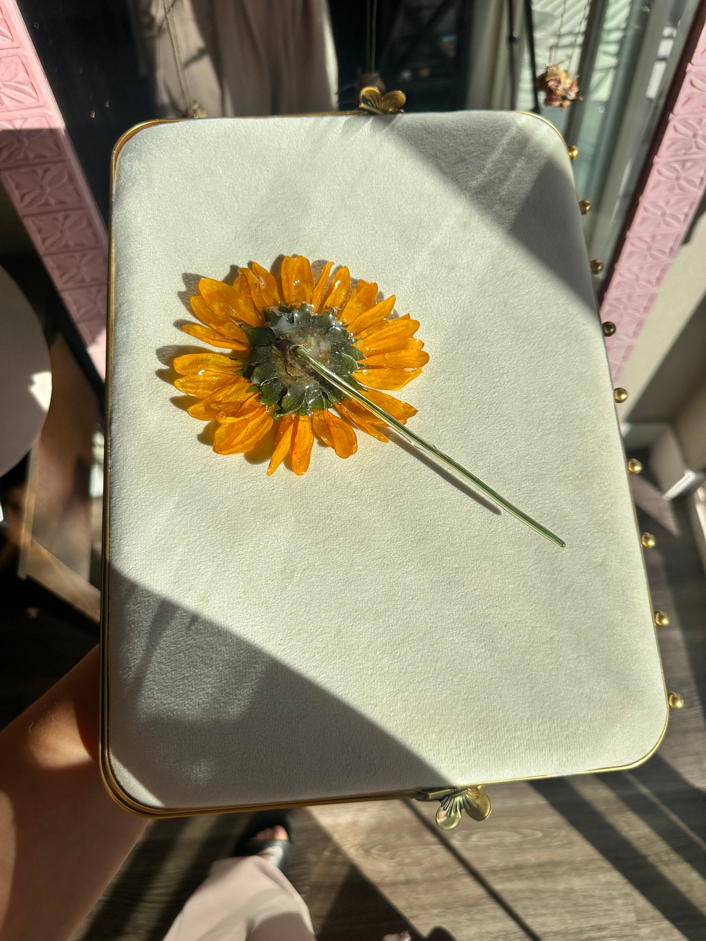 Sunflower Hair Stick