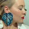 PRE ORDER Blue Anthurium Earrings