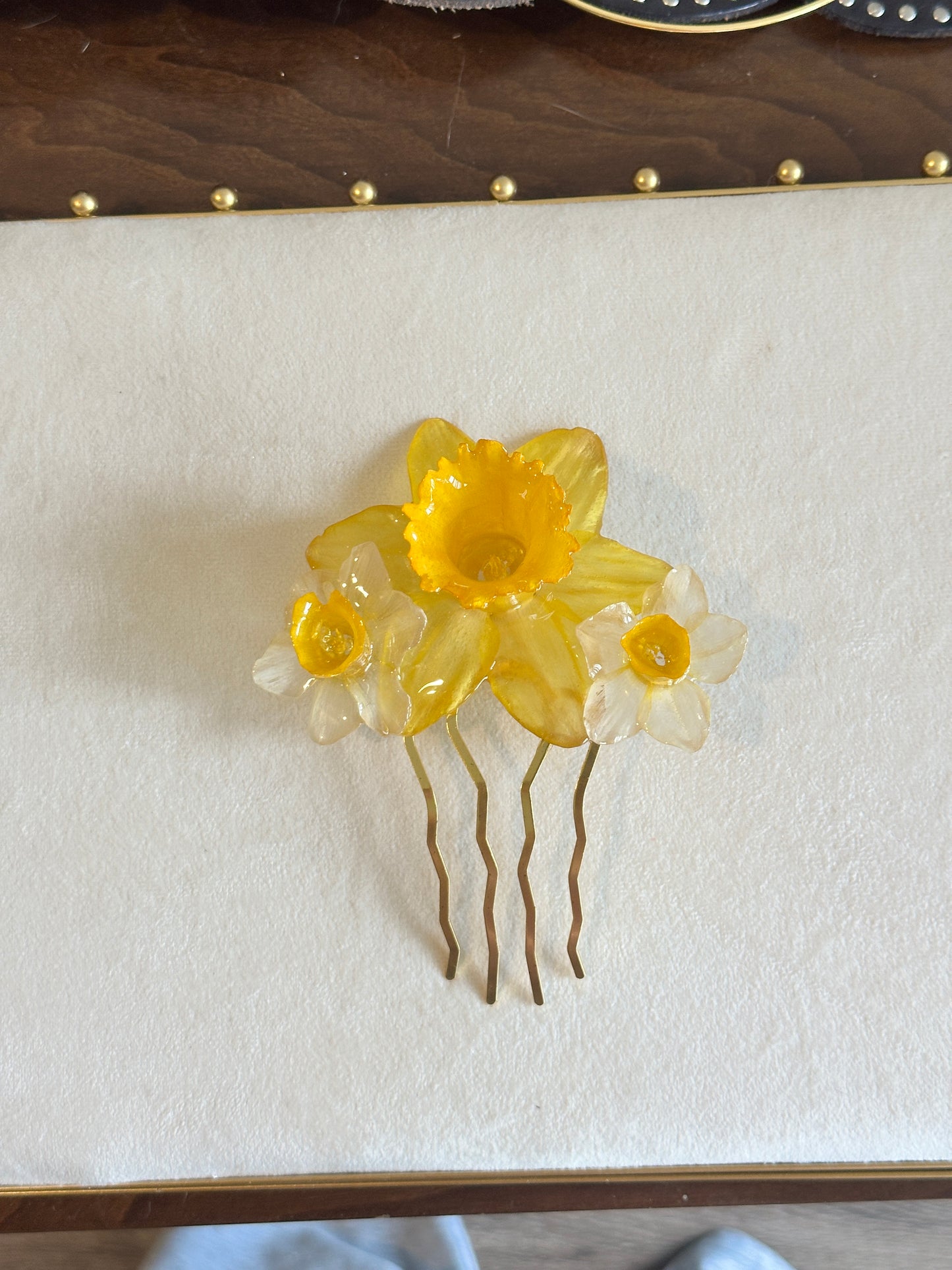 Daffodil Stack Hair Pin