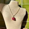 Red Rose Pearl Necklace