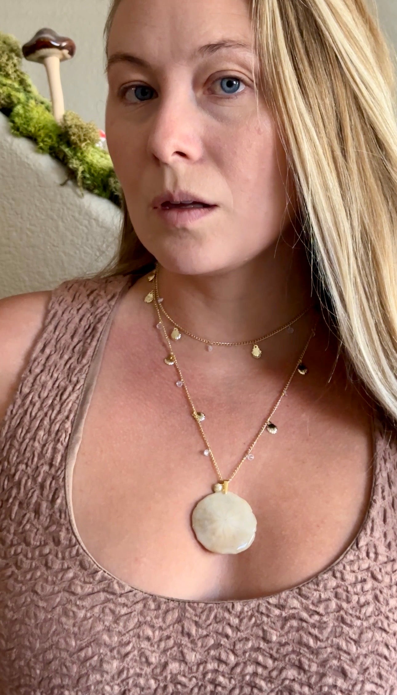 Sand Dollar Wrap Necklace