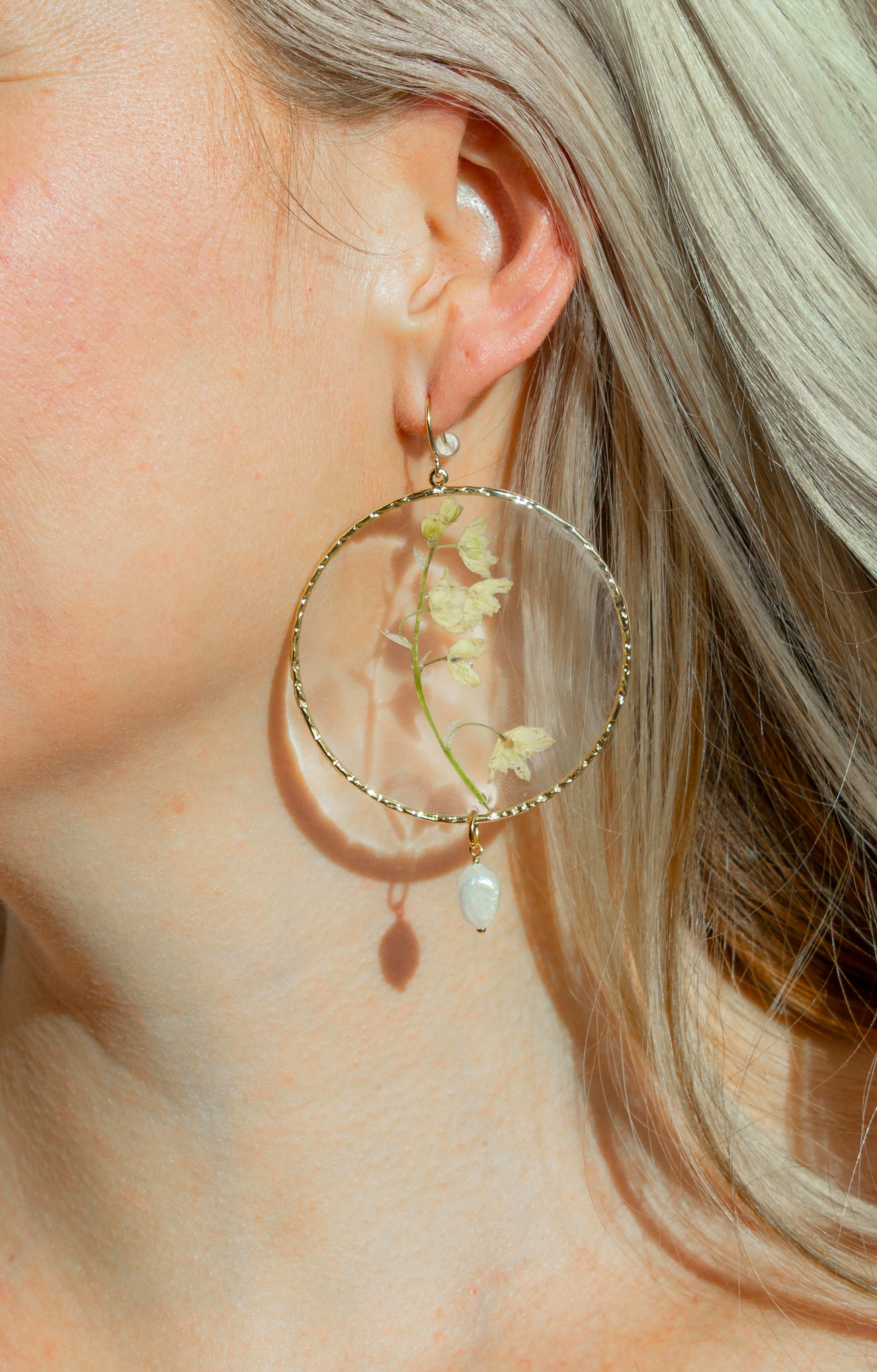 Lily of the Valley Hoops