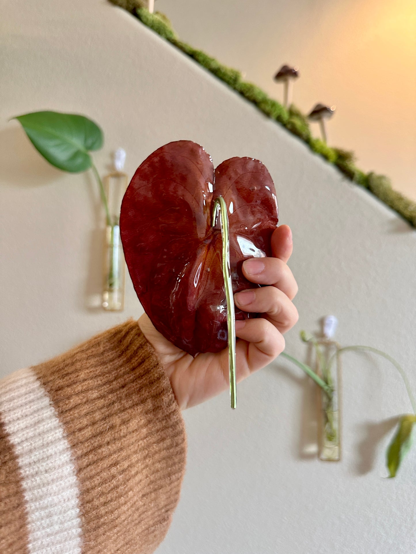 Anthurium Hair Stick