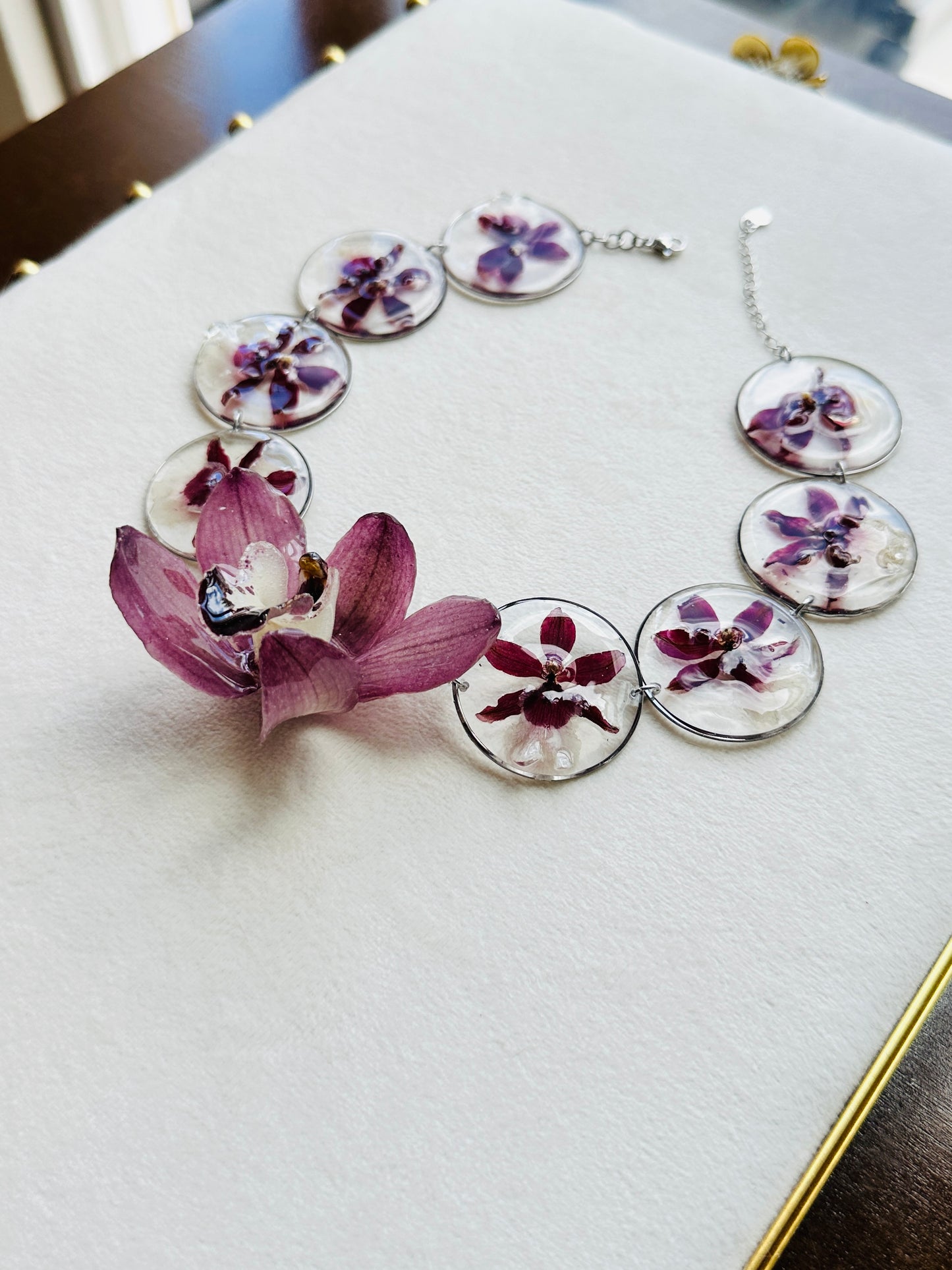 Mini Cymbidium Orchid Choker