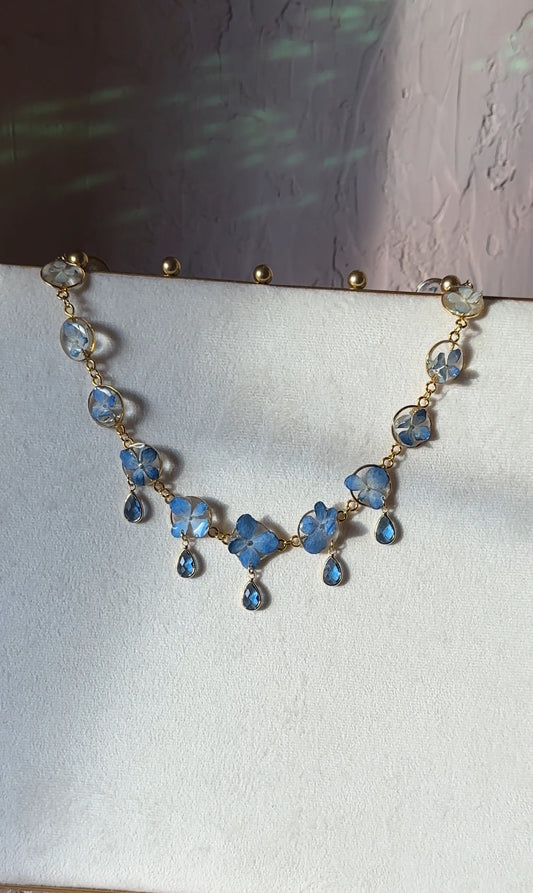 Hydrangea Necklace