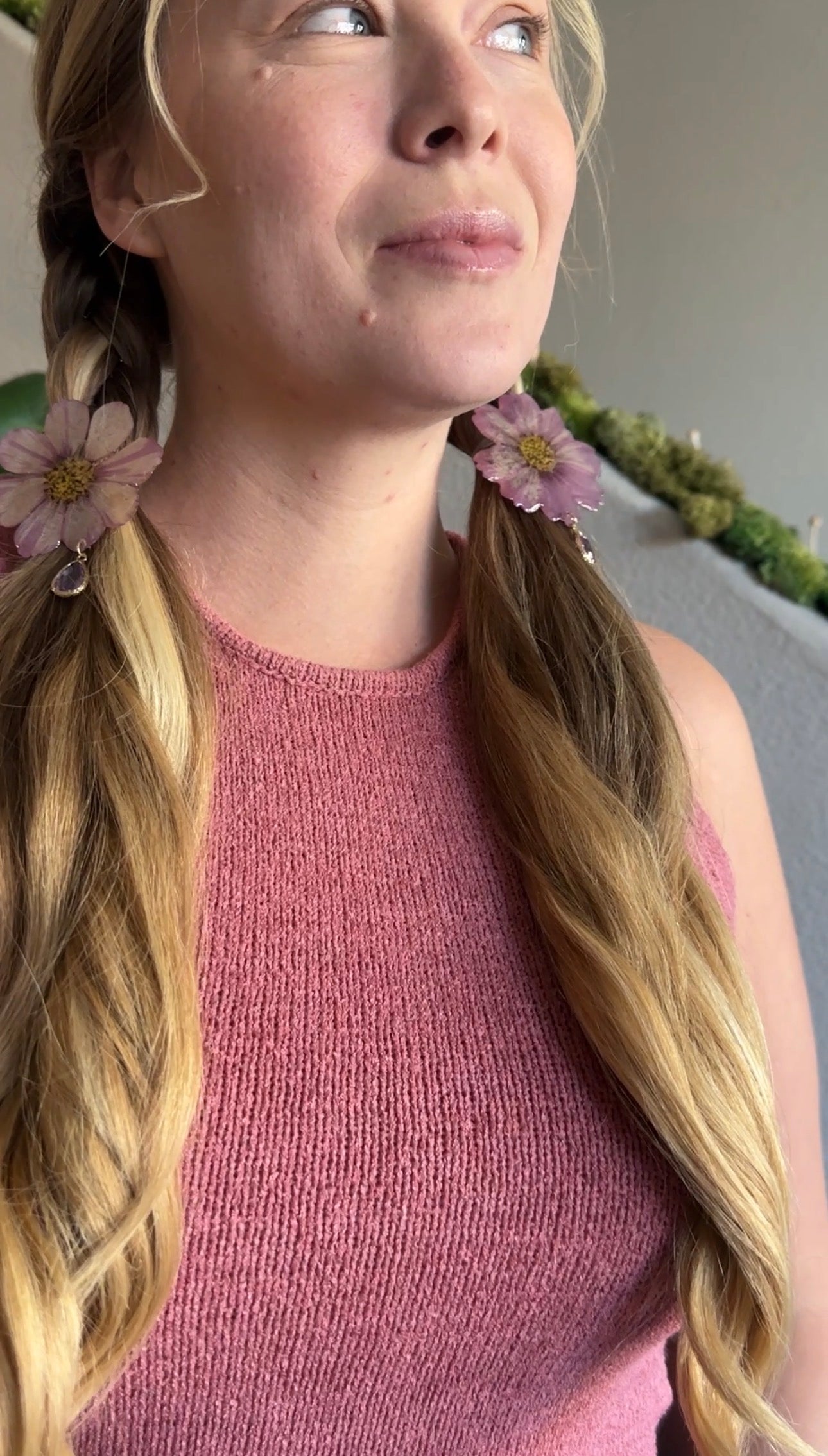 Purple Cosmo Braid Charm