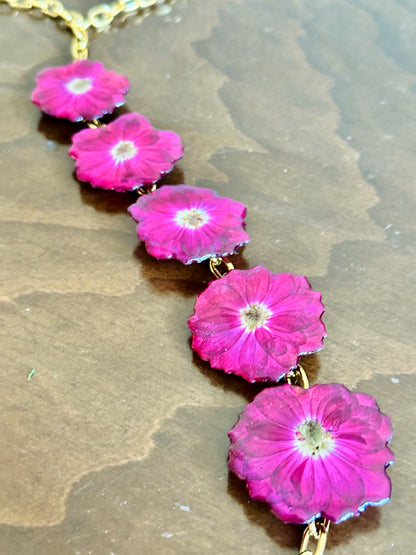 Red Rose Drop Necklace