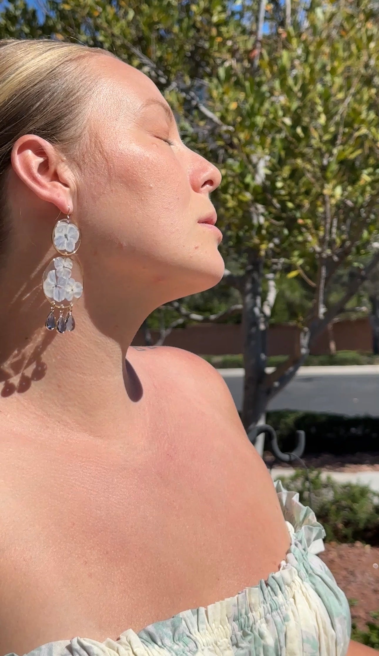 Blue Hydrangea Suncatchers