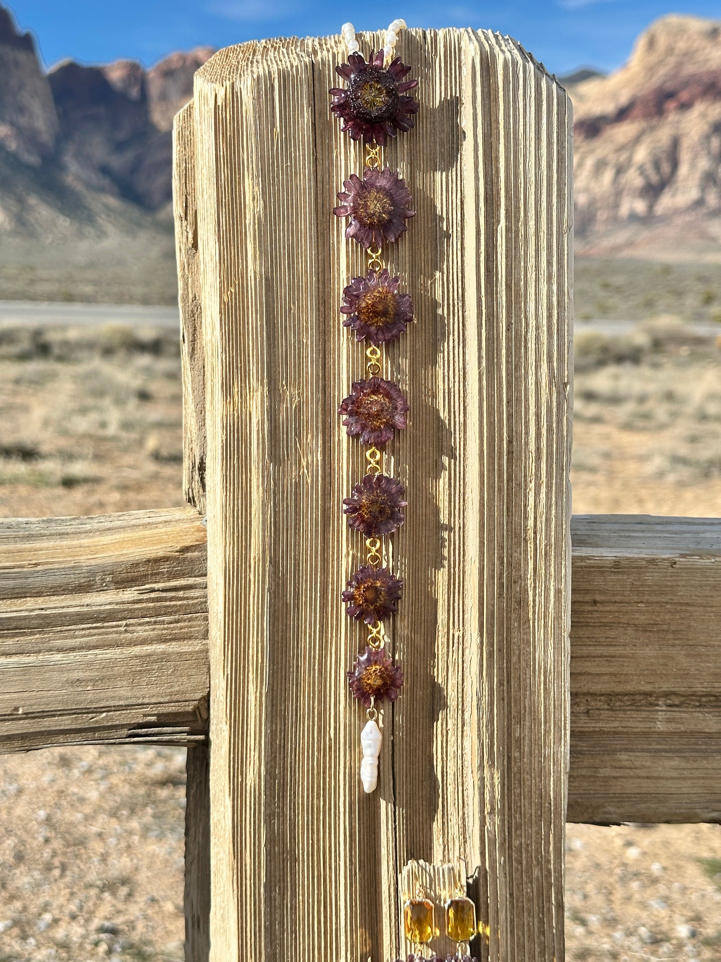 Mum Drop Pearl Necklace