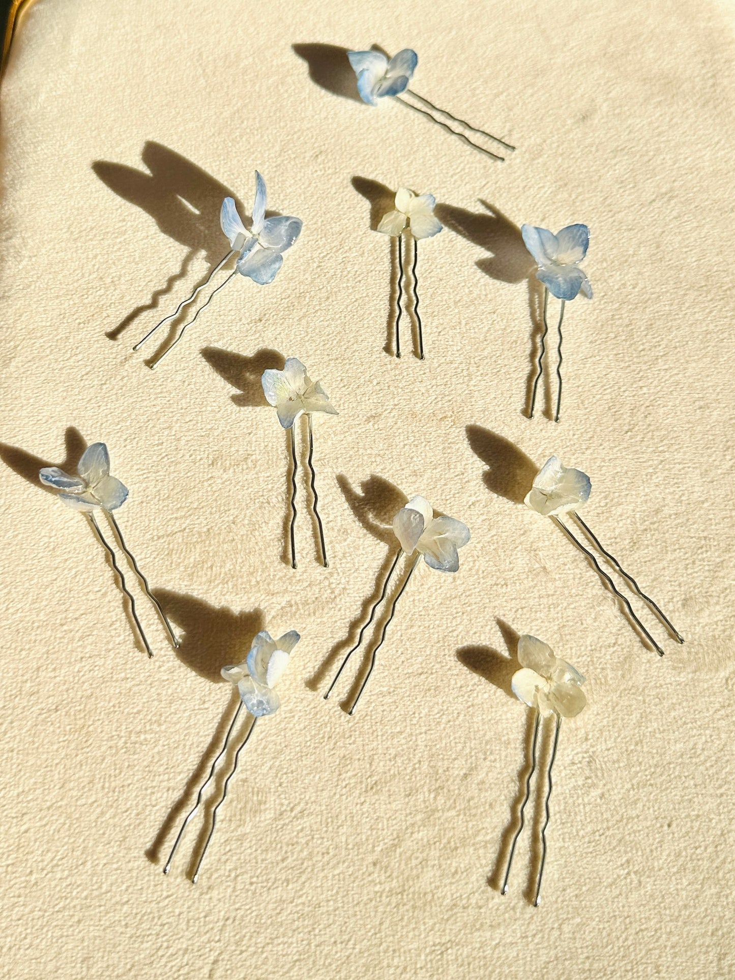 Hydrangea Hair Pins