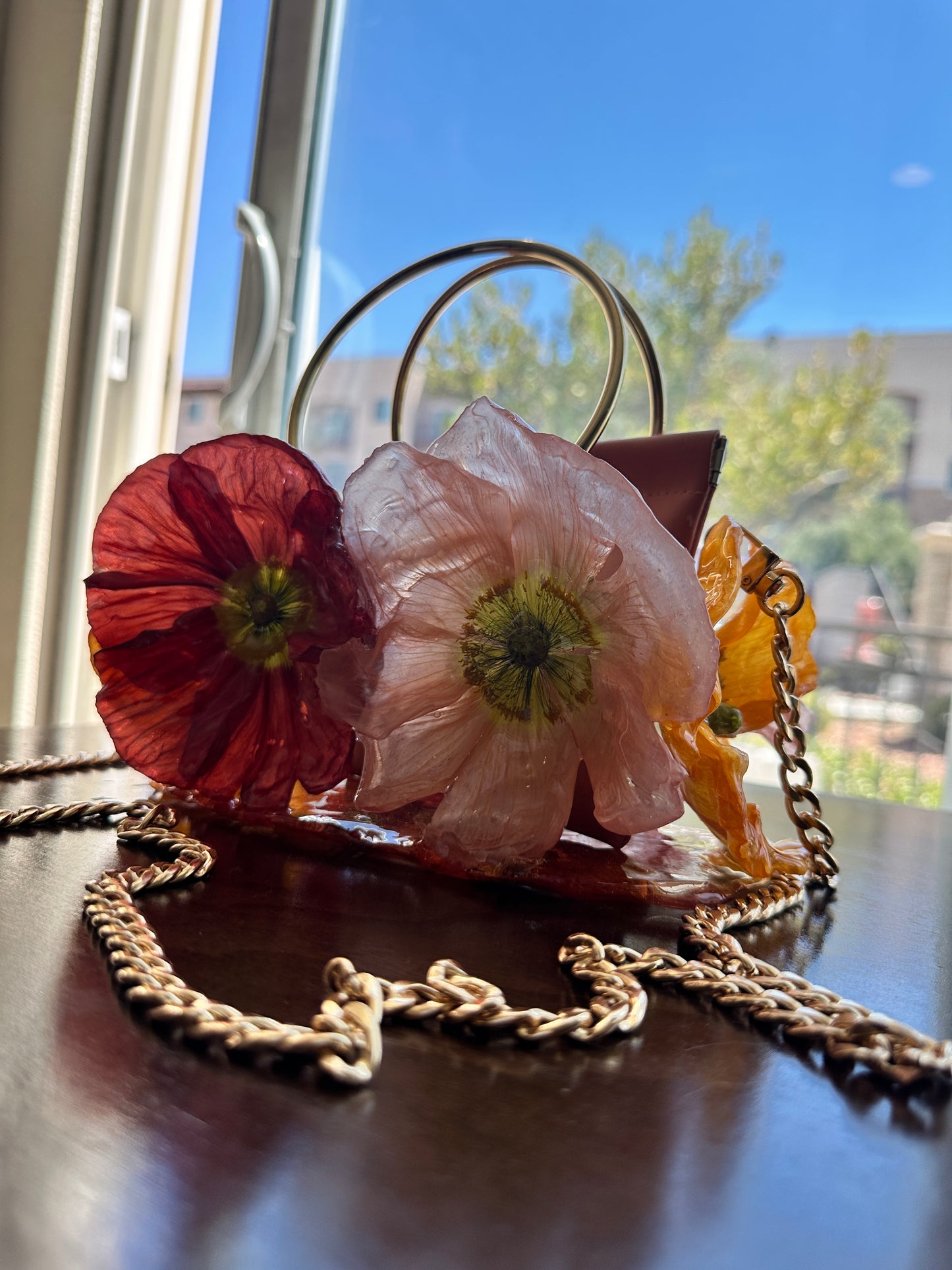 Summer Poppy Purse