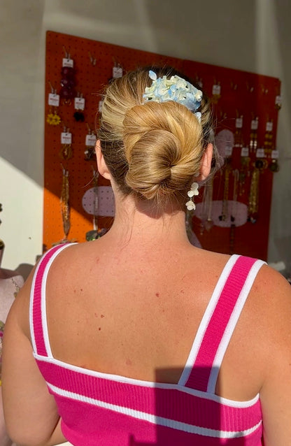 Hydrangea Cloud Hair Pin