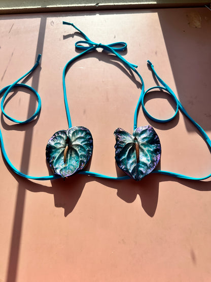 Blue Anthurium Bikini