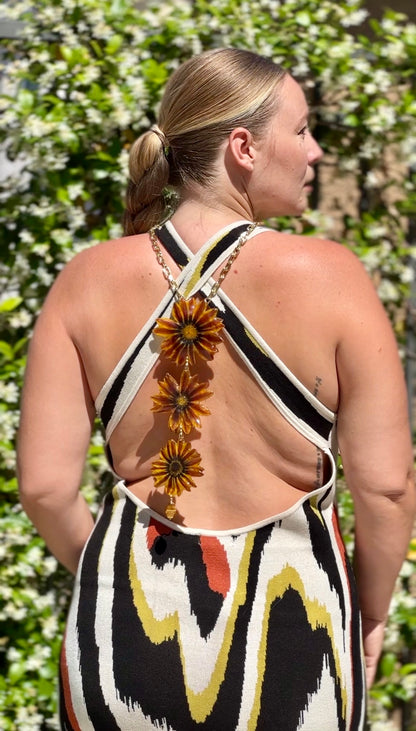 Sunset Gazania with Tigers Eye