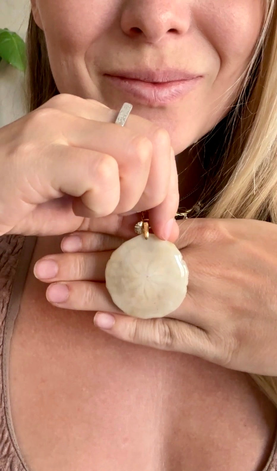 Sand Dollar Wrap Necklace