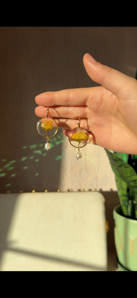 Yellow Rose Suncatchers