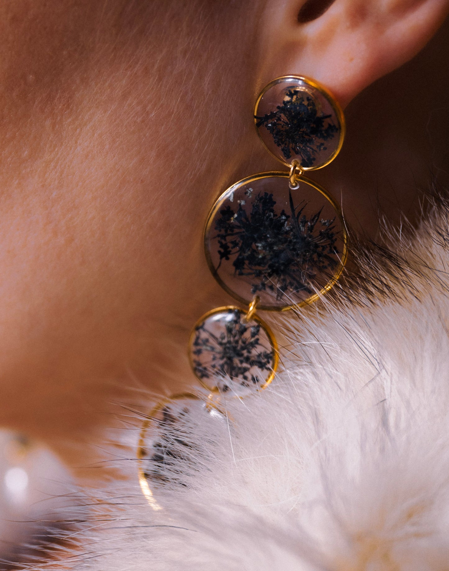 Queen Anne’s Lace Drop Earrings