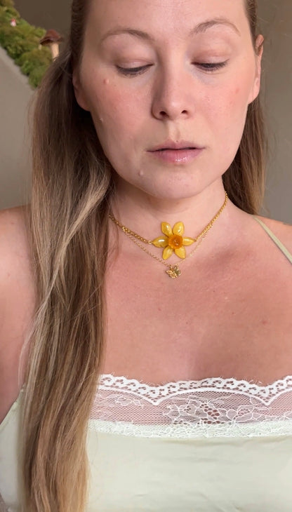 Butterfly Daffodil Choker
