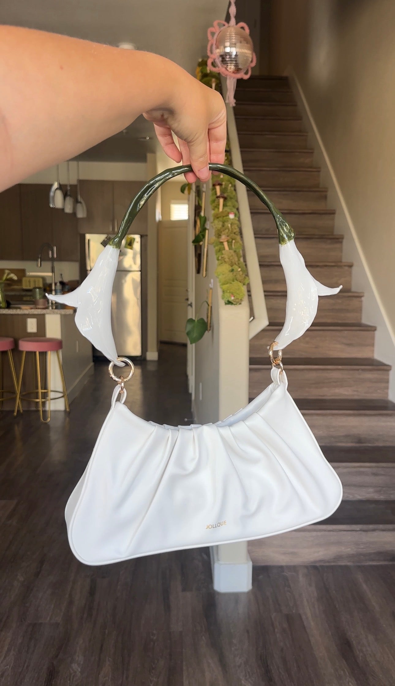 Calla Lily Handle Purse