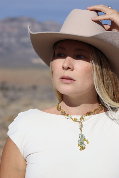 Wild Five Needle Marigold Choker