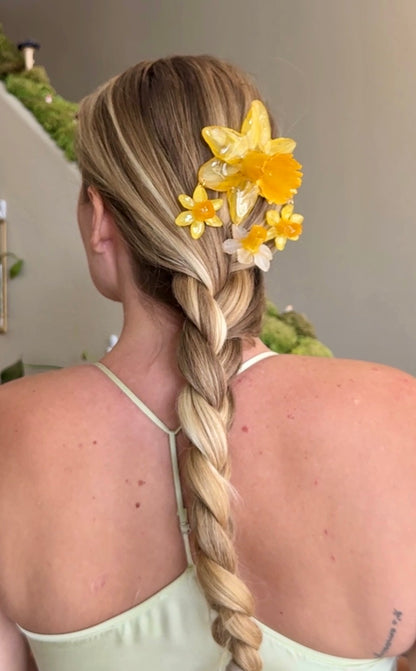 Daffodil Dreamcatcher Hair Pin