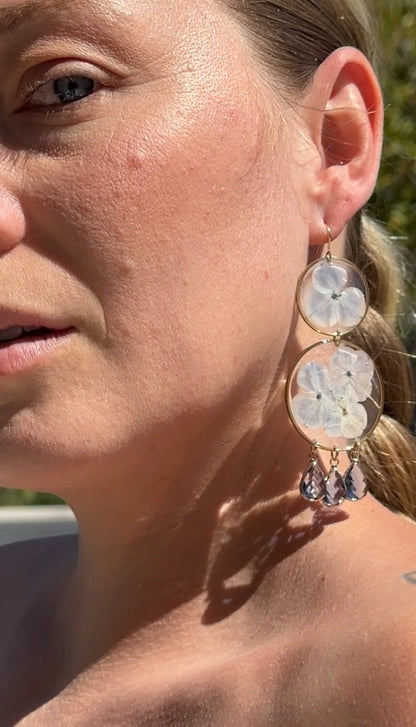 Blue Hydrangea Suncatchers