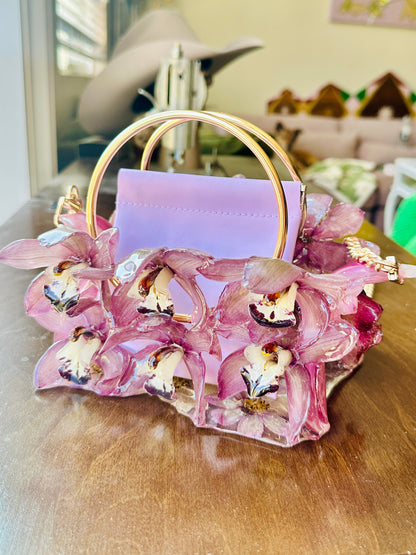 Cymbidium Orchid Purse