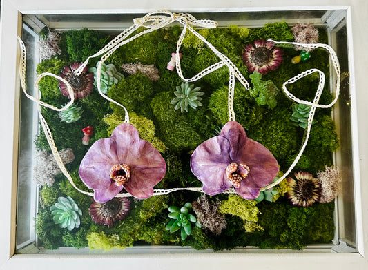 Lavender Pearl Orchid Bralette