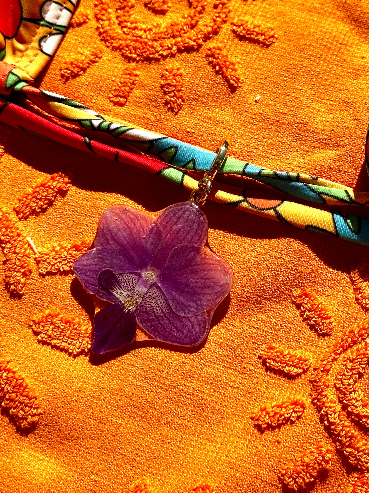 Purple Orchid Bikini Charm