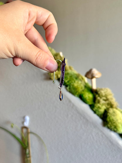 Blue Larkspur Braid Charm