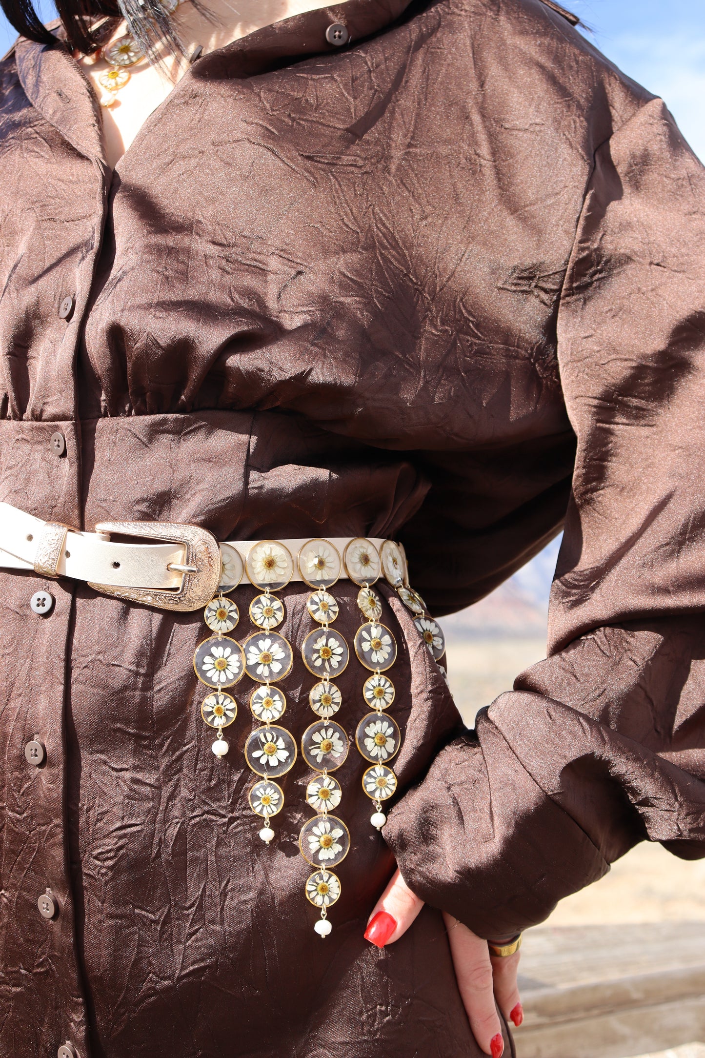 Chamomile Fringe Belt