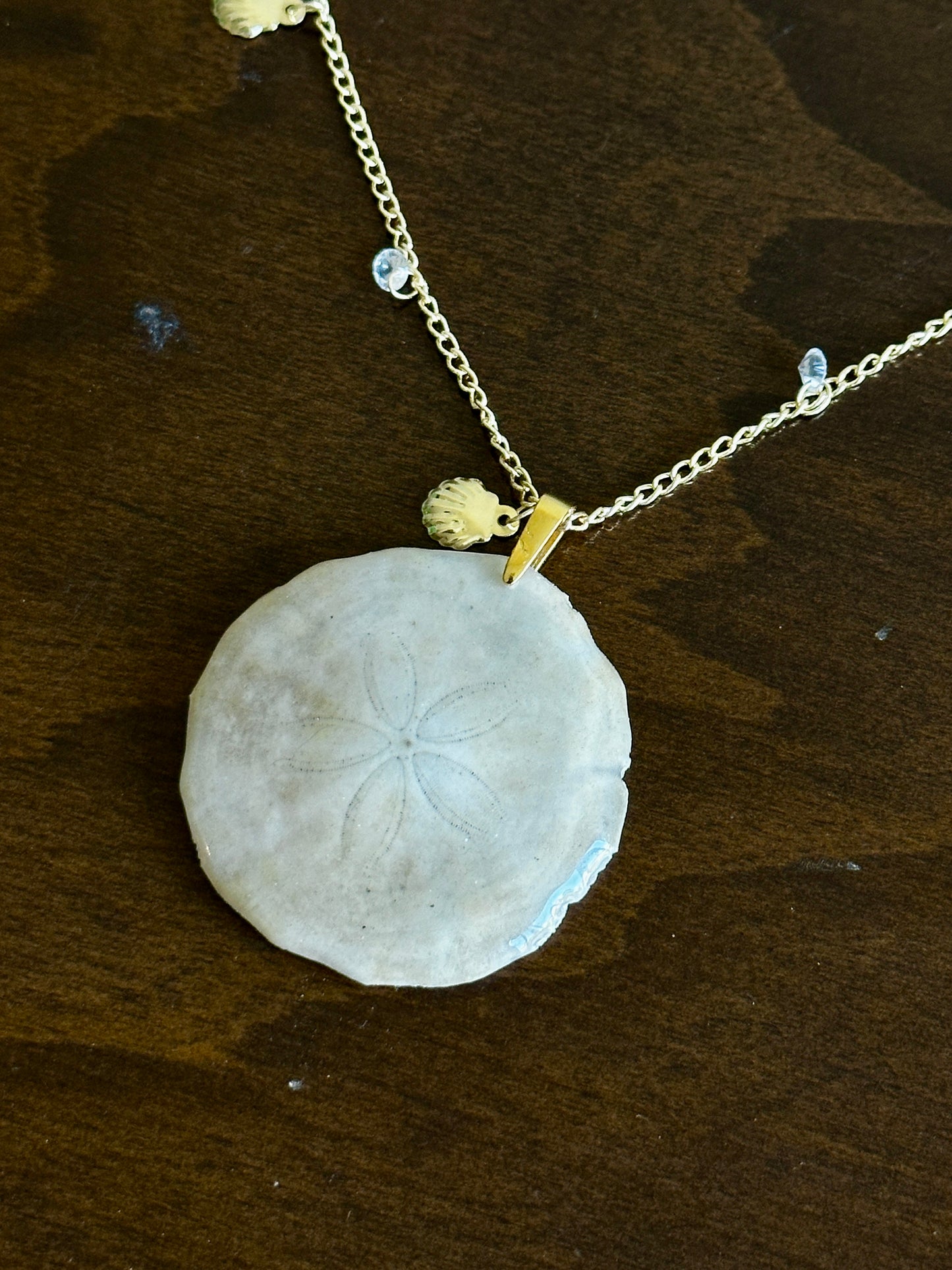 Sand Dollar Wrap Necklace