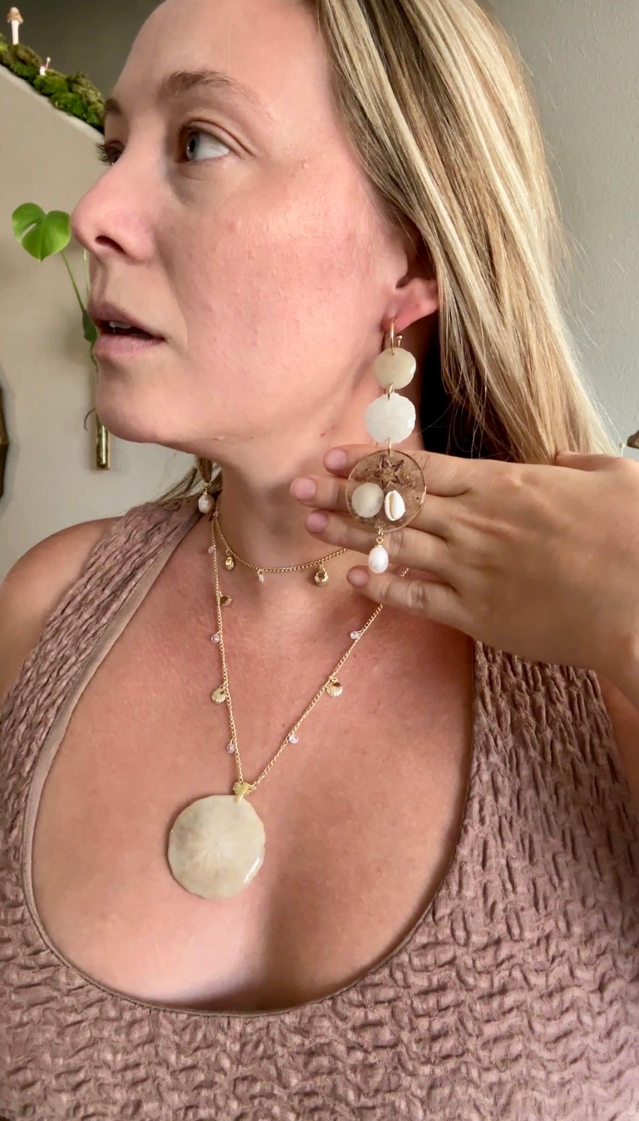 Sand Dollar Stack Earrings