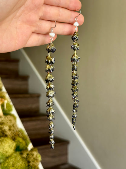 Lavender Pearl Dangles
