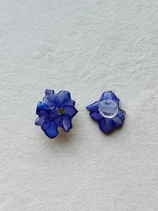 Blue Larkspur Croc Charms