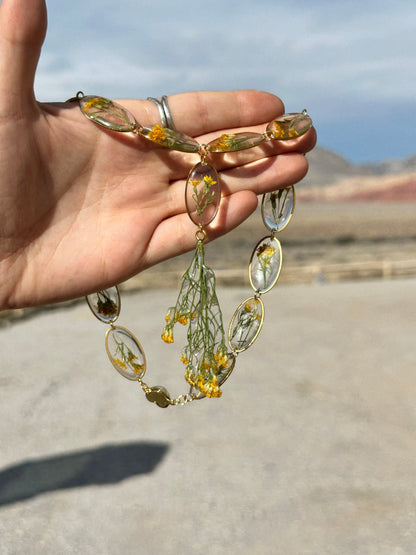 Wild Five Needle Marigold Choker