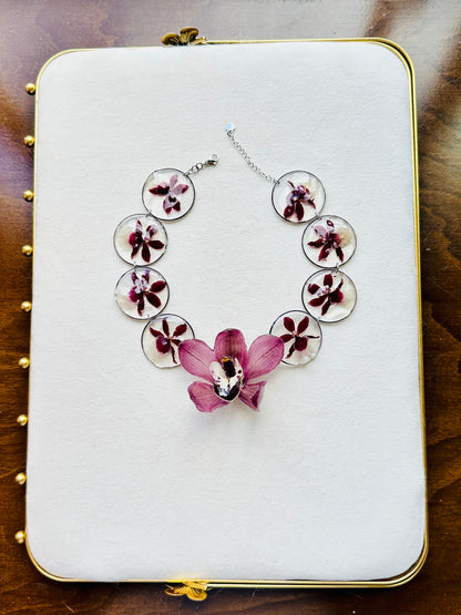 Mini Cymbidium Orchid Choker