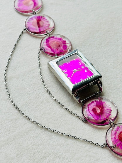Pink Watch Face Choker