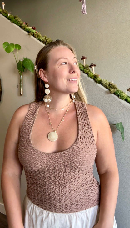 Sand Dollar Stack Earrings