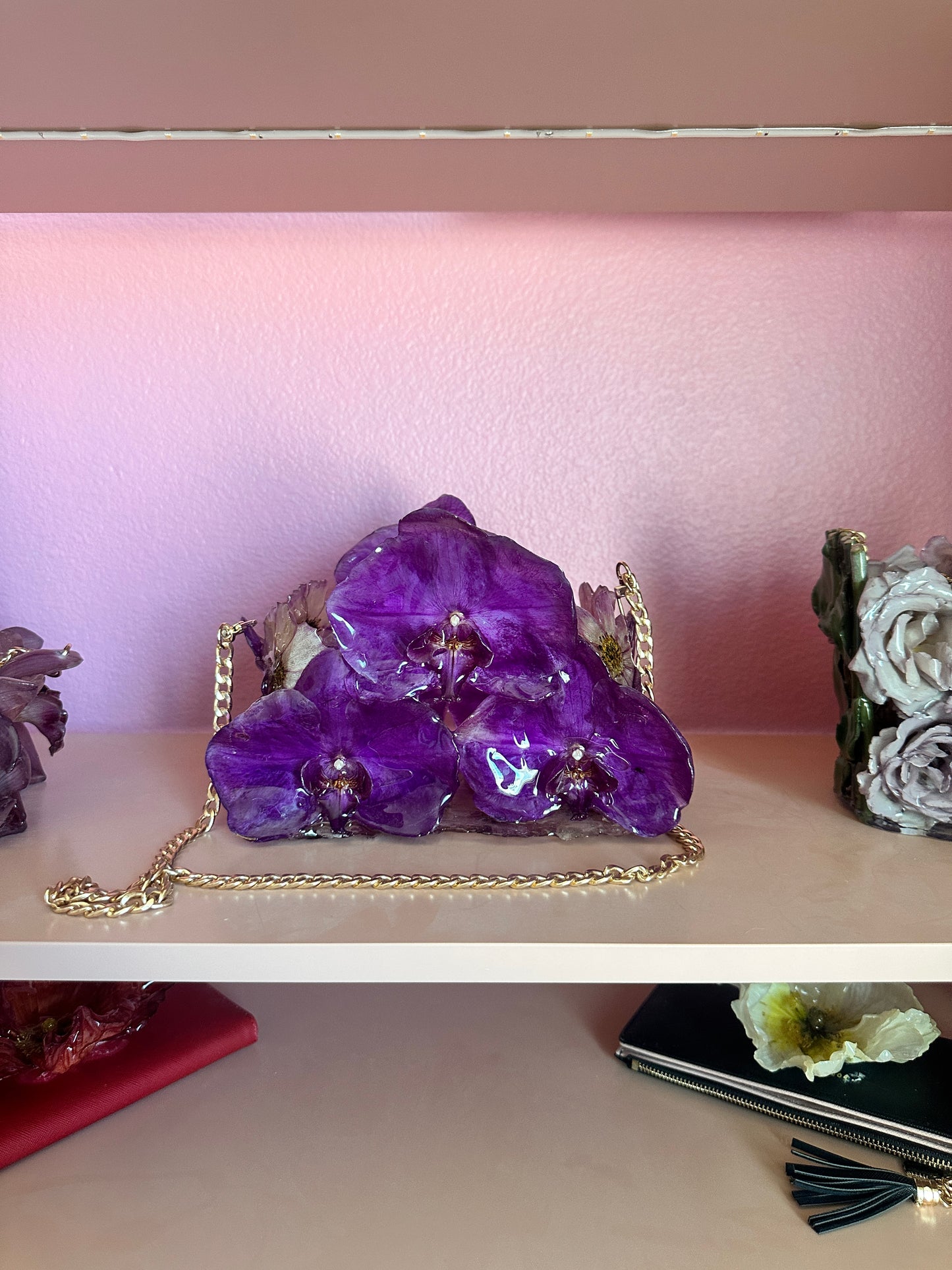 Purple Orchid Handbag