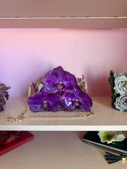 Purple Orchid Handbag