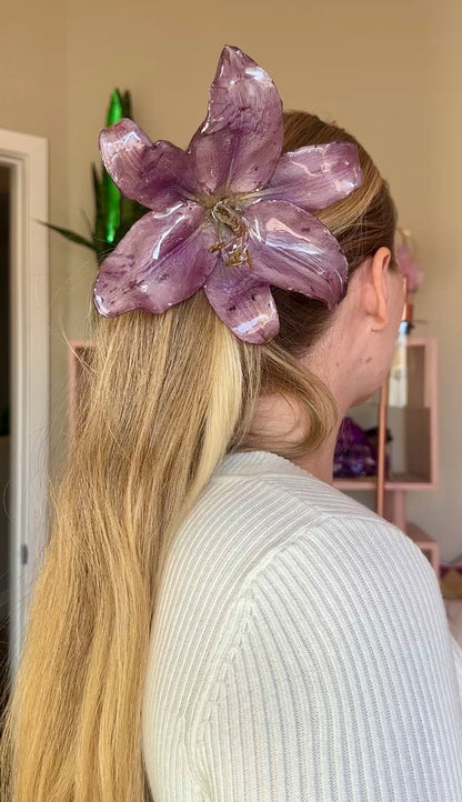 Stargazer Lily Hair Stick