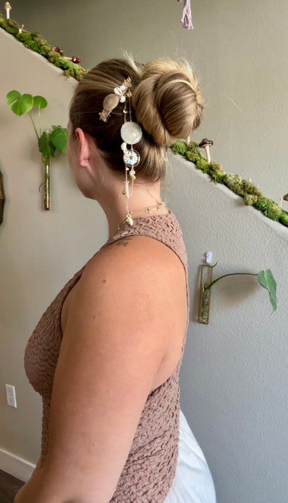 Sand Dollar Hair stick
