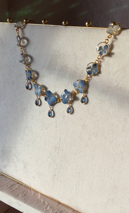 Hydrangea Necklace