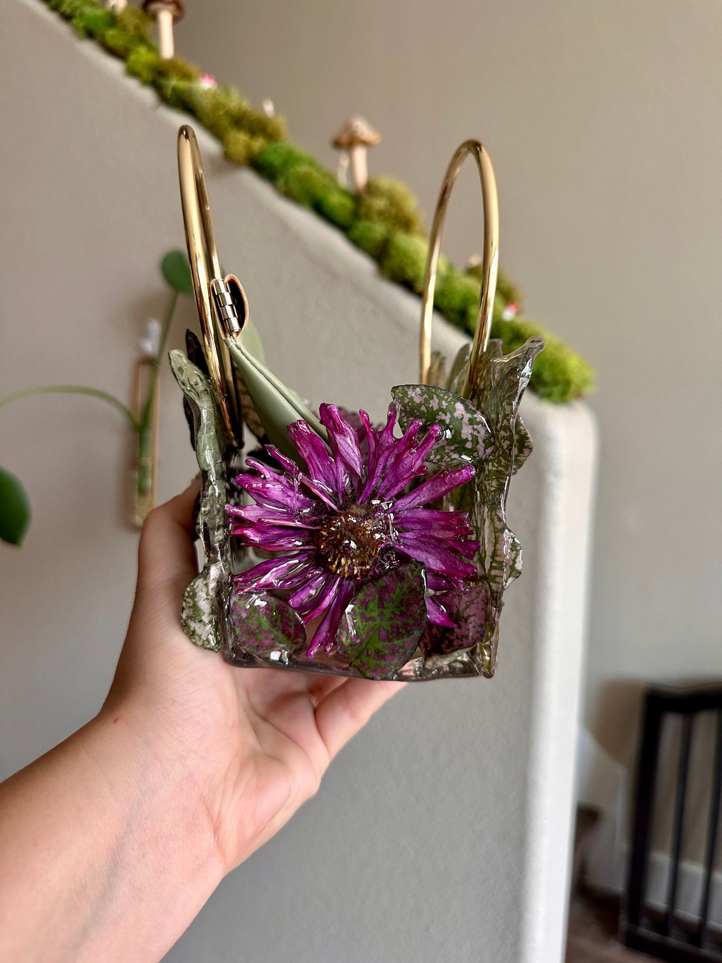 Polka Dot Plant Handbag