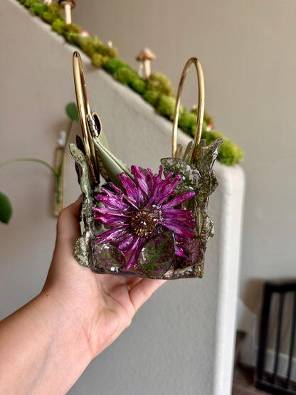 Polka Dot Plant Handbag