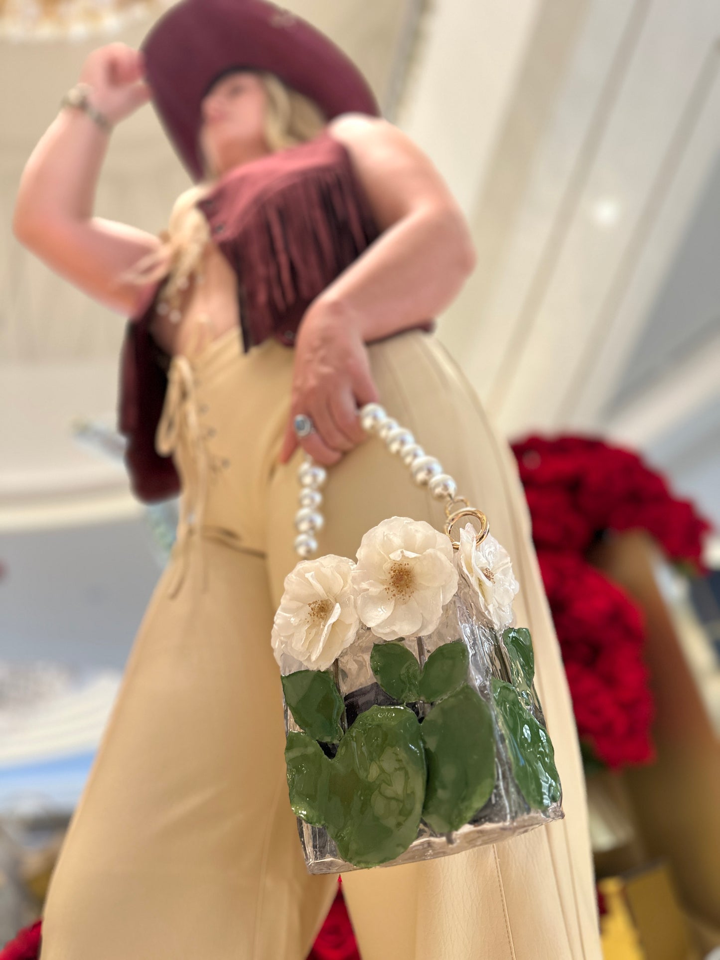 Garden Rose Handbag