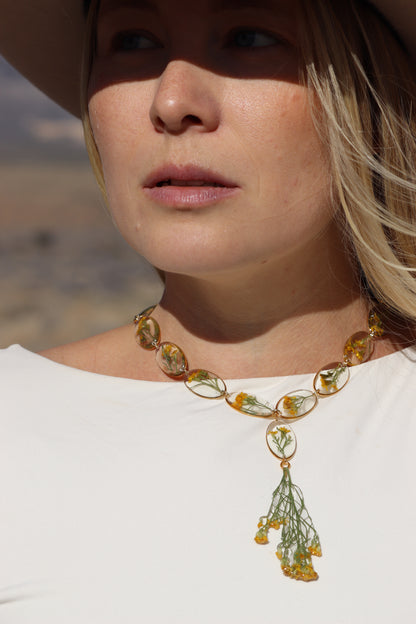 Wild Five Needle Marigold Choker